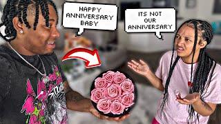 Mistaking My EX ANNIVERSARY For OUR ANNIVERSARY! PRANK On Mya