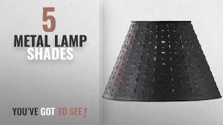 Top 10 Metal Lamp Shades [2018 ]: Metal Dot Dash Black 10" Shade