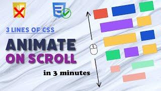  Animate on Scroll with just 3 lines of CSS