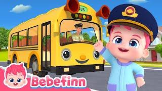 Bus Safety Song  | EP72 | Bebefinn Sing Along2 | Nursery Rhymes For Kids