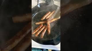 Free breakfast from dumpster diving!  Bicolana Sa America kitchen.
