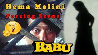 Hema Malini Forcing Scene from Babu || Bollywood Action Hindi Movie