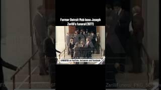 Funeral for former Detroit Mob boss Joseph Zerilli (1977)