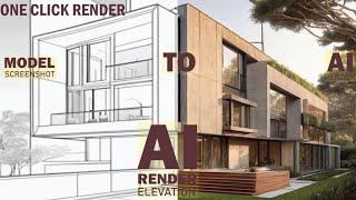 FREE Ai Architecture Tool | One Click Render | Ai for Architecture | Sketch to Render Ai Free