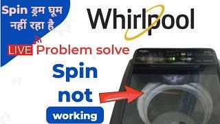 Whirlpool | Washing Machine | Spin not Working Problem | #RepairCity