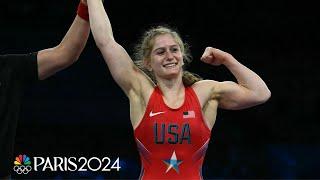 American Amit Elor continues women's 68kg freestyle wrestling run to final | Paris Olympics