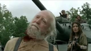 The Walking Dead Hershel Death Scene HD