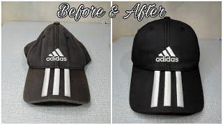 Faded adidas cap restoration