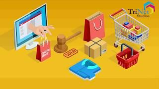 Ecommerce website - 2d Animation Explainer/Voice Over