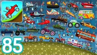 Hill Climb Racing-(Gameplay 85)-Todos Los Autos En Arena