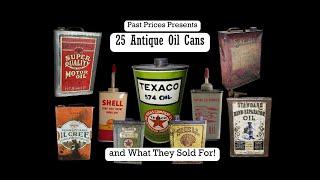 25 Antique & Vintage Oil Cans and What They Sold For