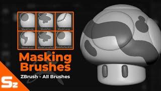 Masking Brushes: ZBrush All Brushes