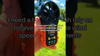 Measuring wind speed for pesticide spraying & hvac air tools #hvac #diy