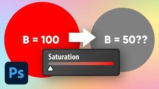 Why Brightness Drops When You Cut Saturation? - HSB vs HSL