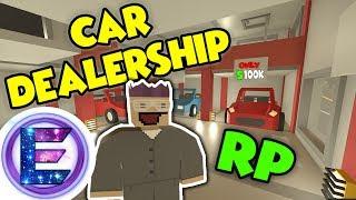 CAR DEALERSHIP RP - Come part exchange your car for a NEW ONE! - Unturned RP ( Car sales man )