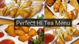 Best Recipes For Your Hi Tea Party | Evening Snacks Recipes | Sara's Kitchen Flavour