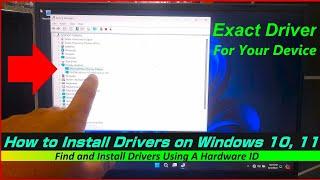 How to Install Drivers on Windows 10, 11 – Find and Install Drivers Using A Hardware ID