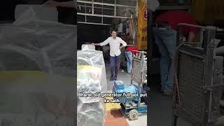 Bharat 5 KVA water cool generating set testing time on shop