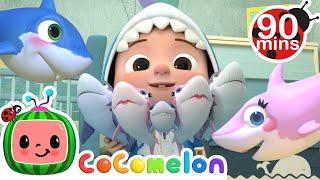 Baby Shark + Wheels on the bus & More Popular Kids Songs | Animals Cartoons for Kids |Funny Cartoons