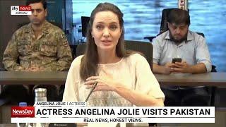 Actress Angelina Jolie visits Pakistan to support victims of recent flooding