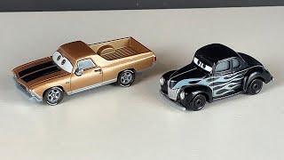 Hot Rod Jr Moon & Andrew Vrooman - Disney Pixar Cars - Mattel Diecast