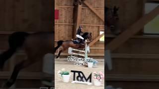 What’s wrong? Ctto:elena #horse #horseriding #equestrian #viralshorts #fyp #trending #amazing