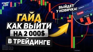 Трейдинг обучение для начинающих! Как ДЕЛАТЬ 2.000$ на трейдинге БЕЗ знаний?! Бинарные Опционы 2024!