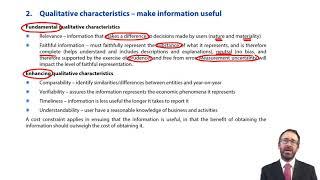 Qualitative characteristics - ACCA Financial Reporting (FR)
