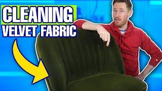 How To Clean Velvet Upholstery & Velvet Fabric | Satisfying Velvet Upholstery Cleaning