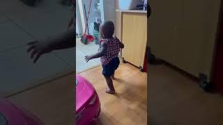 Twin baby girl almost got caught twerking ‍️ #shorts