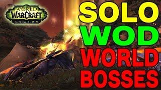 World of Warcraft LEGION: SOLO WoD World Bosses !!