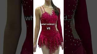 the dress i ordered vs what i got  #figureskating #figureskater #iceskater #iceskating #skating