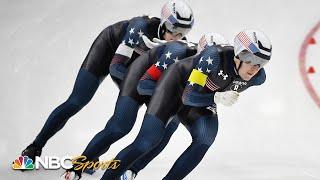 Team USA BARELY ekes out gold in classic Team Pursuit final at Four Continents | NBC Sports