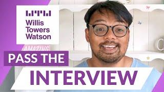 Pass The Willis Towers Watson Hirevue Interview | Willis Tower Watson Video Interview