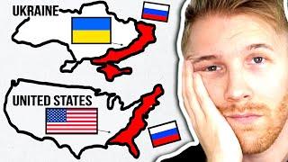 What If the USA Lost as Much Land as Ukraine?