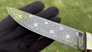 Damascus knives by Noblie Custom Knives