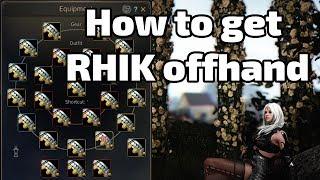 How to grind Rhik offhand - BDO guide