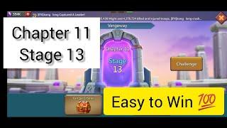 Vergeway Chapter 11 Stage 13 | Lords Mobile | MG TRAP