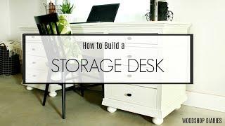How to Build a DIY Storage Desk with Drawers