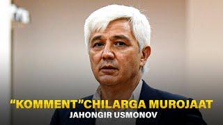 Jahongir Usmonov "komment"chilar haqida (20.09.2023)