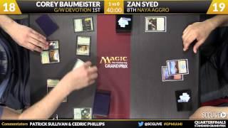 Grand Prix Miami 2015 Quarterfinals: Corey Baumeister vs. Zan Syed