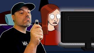 2 TRUE COMPUTER HORROR STORIES (Scary Animated Story Reaction)