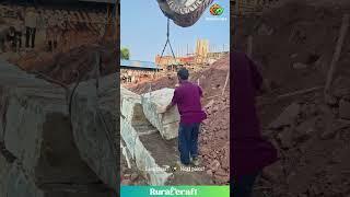 Real Life Stone TETRIS with an Excavator So SATISFYING! #oddlysatisfying #construction #stonework