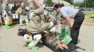 AF Theresa 66th Medical Squadron Decontamination Training