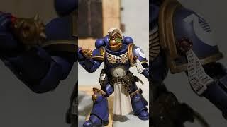 Ultramarine champion shows his sword fighting skills Warhammer Stop motion