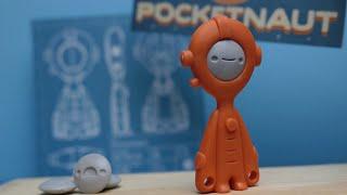 POCKETNAUT: Steady Craftin Injection Molded Figure By TheCrafsMan