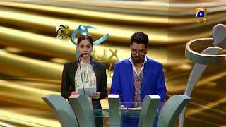 Saba Qamar and Yasir Hussain comedy skit at the Lux Style Awards 2019