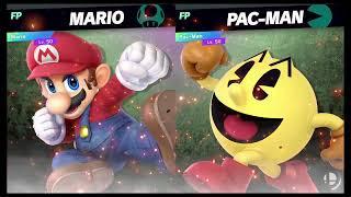 Super Smash Bros Ultimate Amiibo Fights Request #78 Mario vs Pac Man round 1