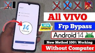 All Vivo Android 14 : Google/ FRP Bypass - Settings Not Open/ New Method (Without PC)