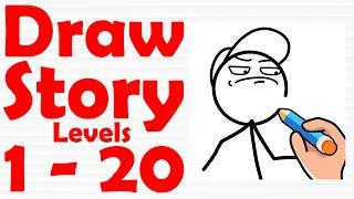 Draw Story Episode 1 Level 1-20 walkthrough gameplay